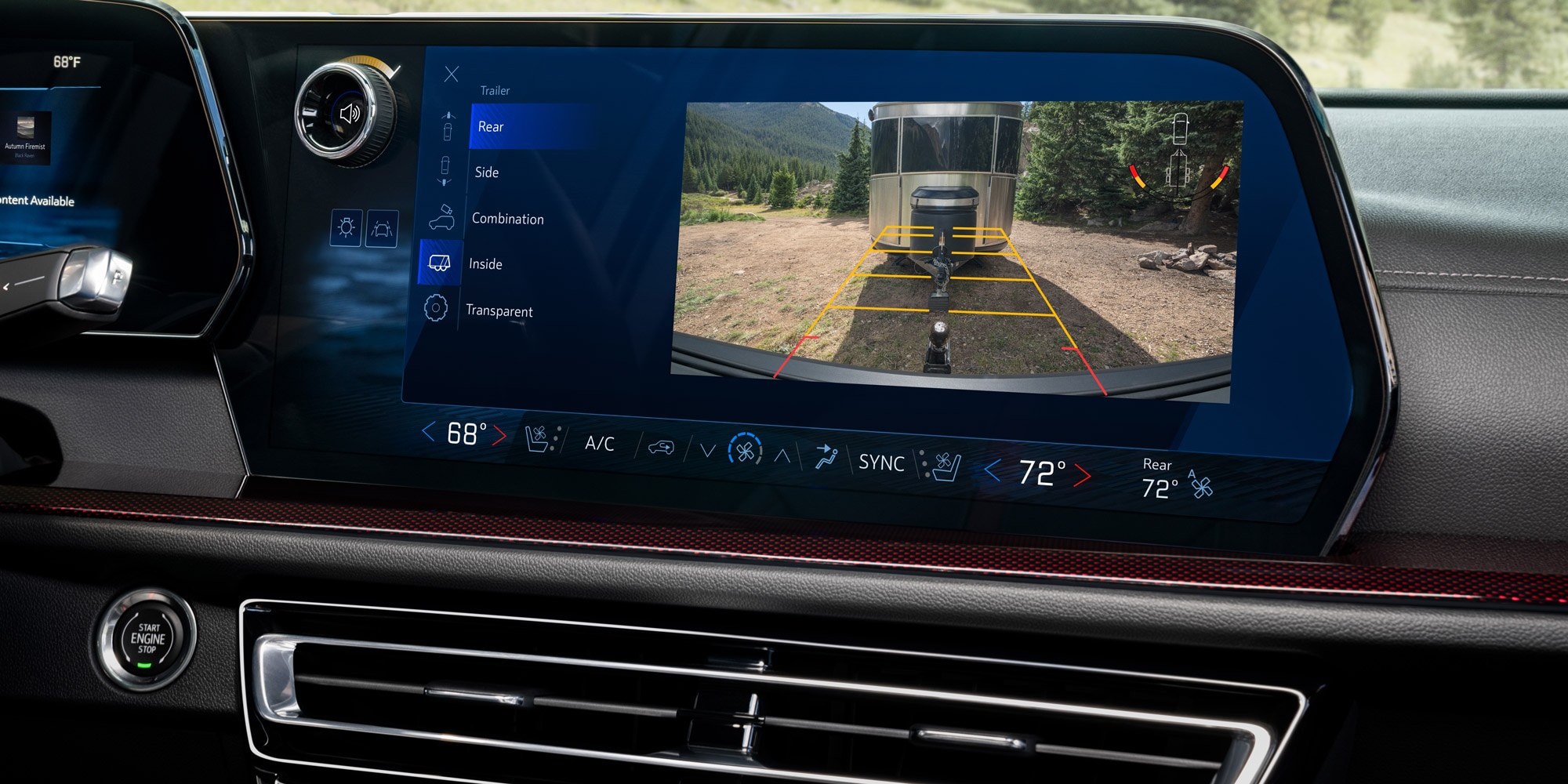 sistema de cámara reversa y visión envolvente