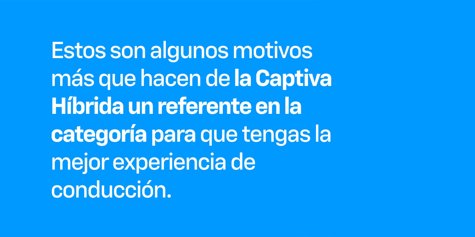 beneficios SUV Captiva híbrida